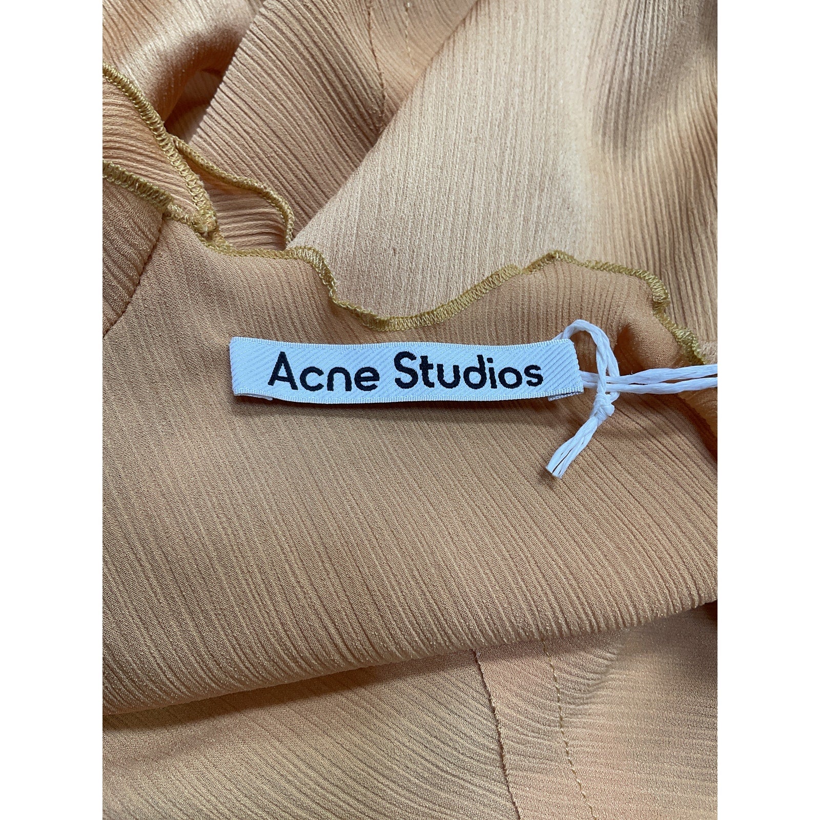 Acne Studios Tan Polyester Top Size 36 - NWT