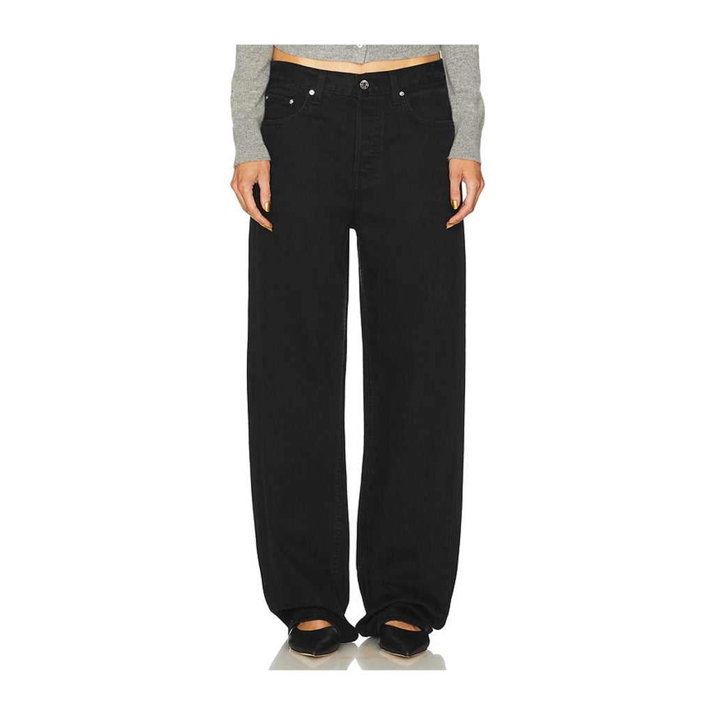 Grlfrnd 'Bella' Black Low Rise Boyfriend Denim Jeans Size 27 - NWT