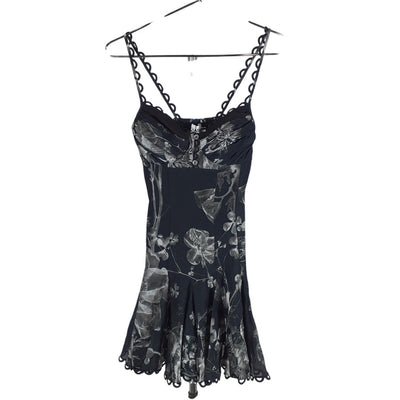 Charo Ruiz Floral Black Jaily Dress Size S NWT
