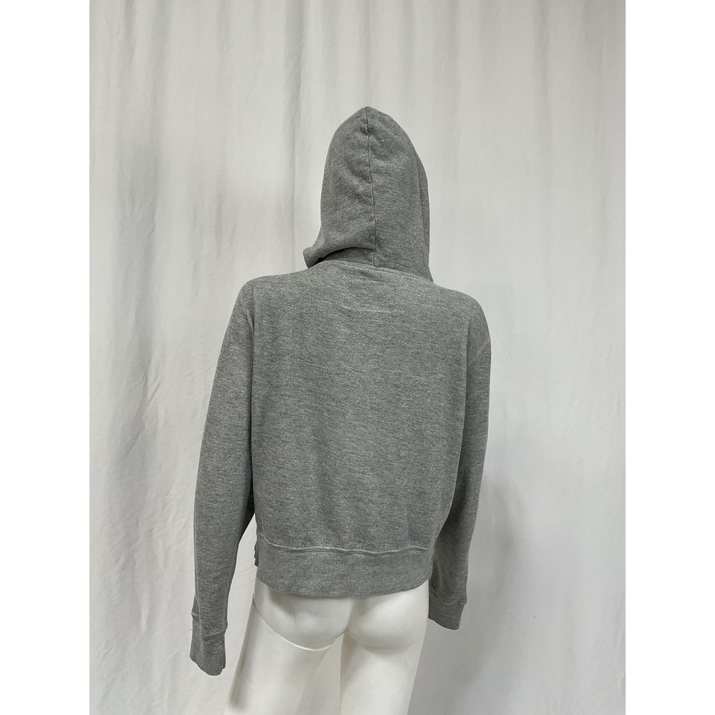 Nili Lotan 'Callie' Grey Cotton Zip Up Hoodie Size S
