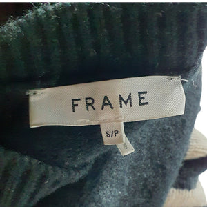 Frame Classic Noir Multi Clean Crewneck Sweater Size S/P