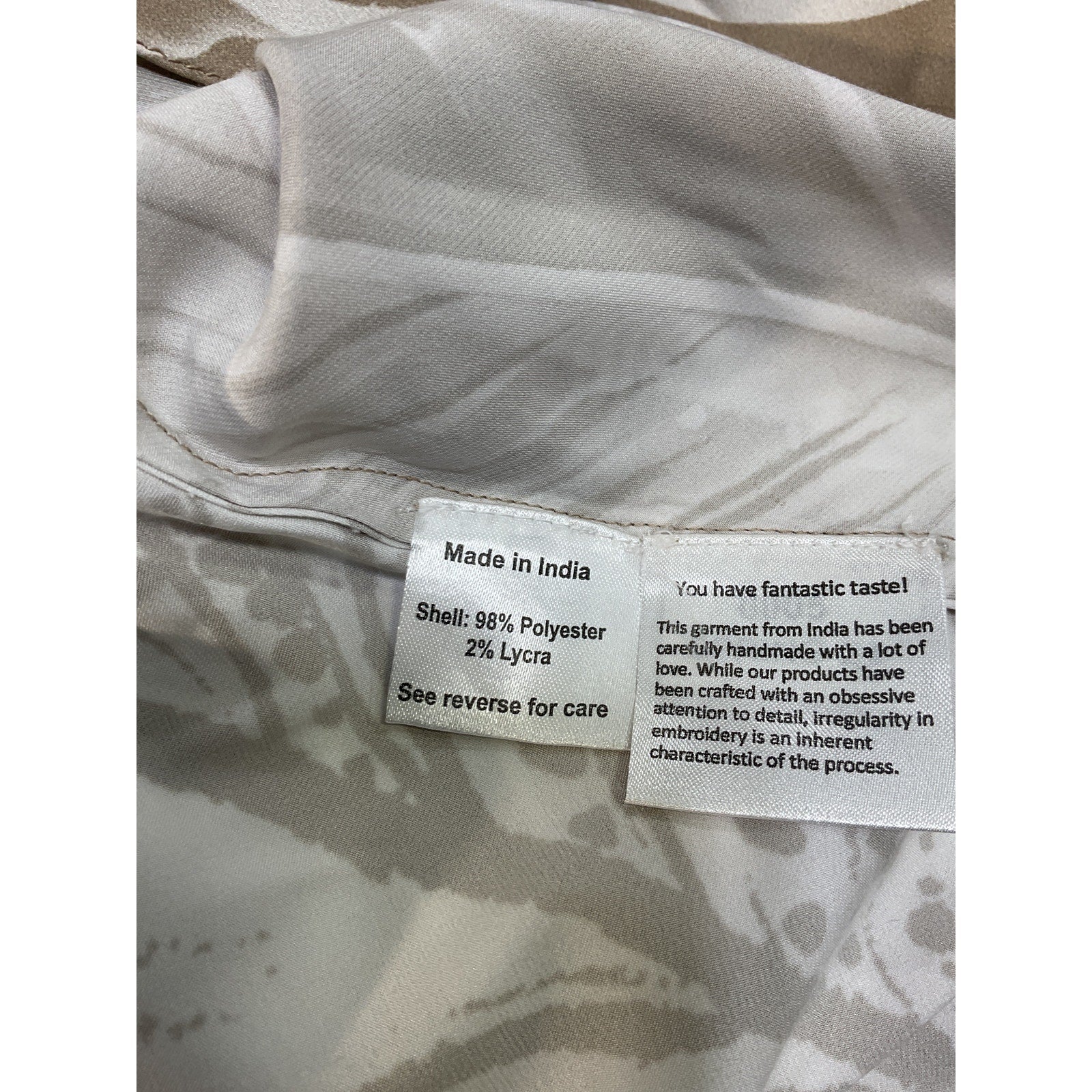 Rococo Sand 'Ines' White Satin Strapless Maxi Dress Size S