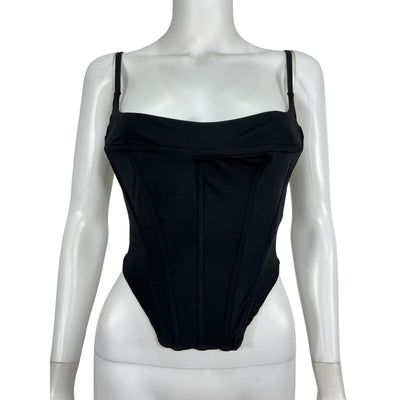 Miaou Lace Up Black Venus Corset Top Size XS
