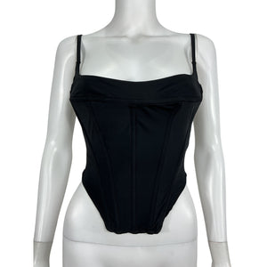 Miaou Lace Up Black Venus Corset Top Size XS