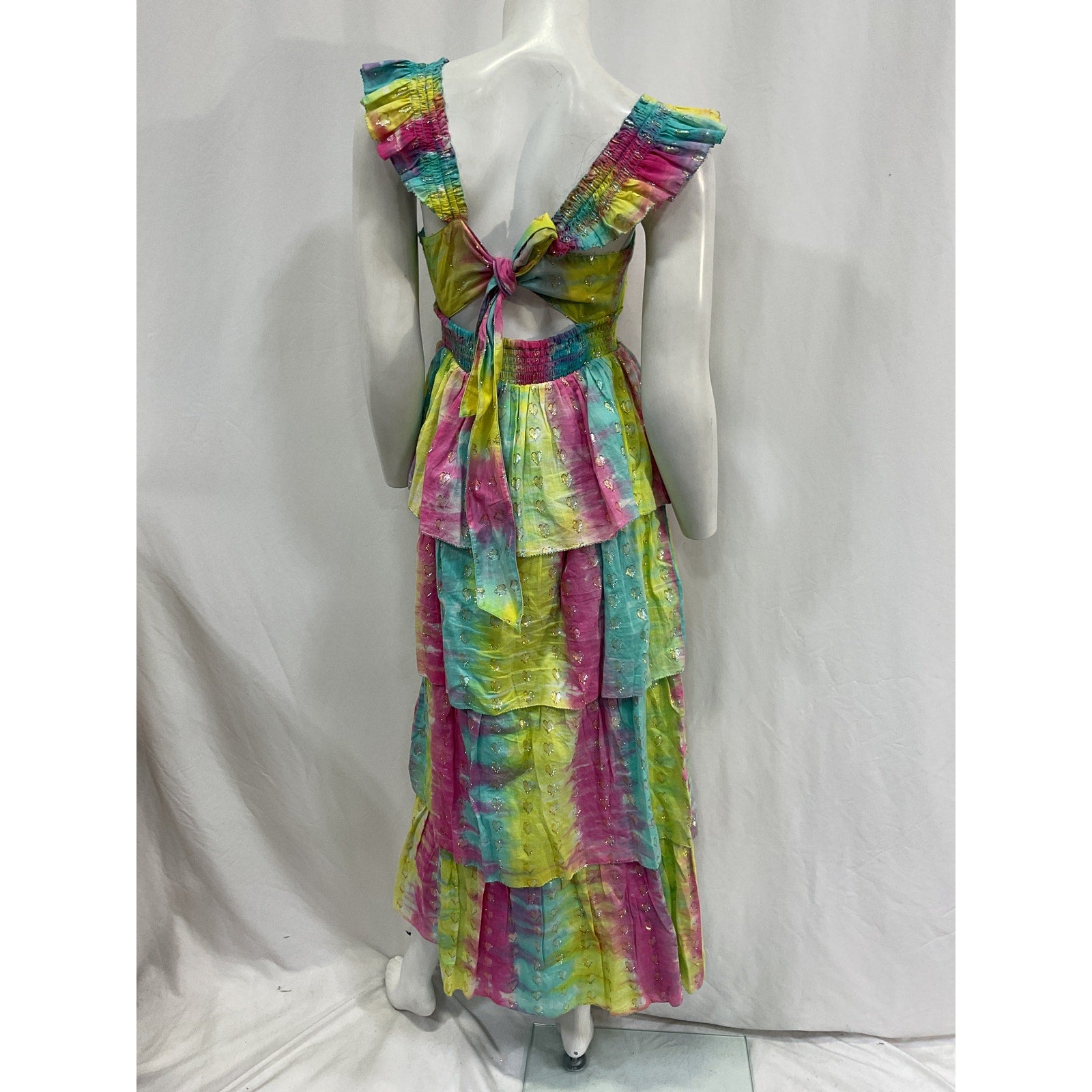 Saylor 'Leola' Green Cotton Midi Dress Size M