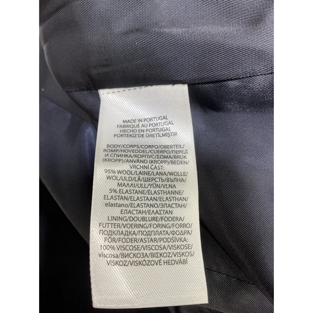 Ralph Lauren Blue Wool Stretch Blazer Size 0 - NWT