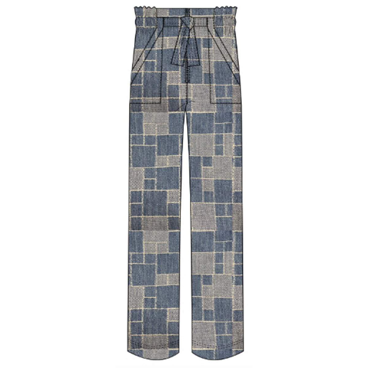 Sézane 'Andr�as' Blue Pants Size 34