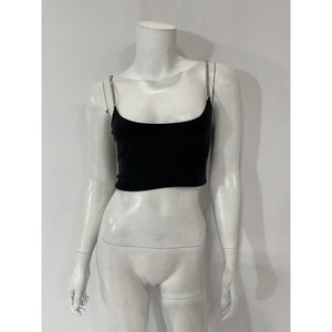 Alix Nyc 'Hugo' Black Crop Top Size S
