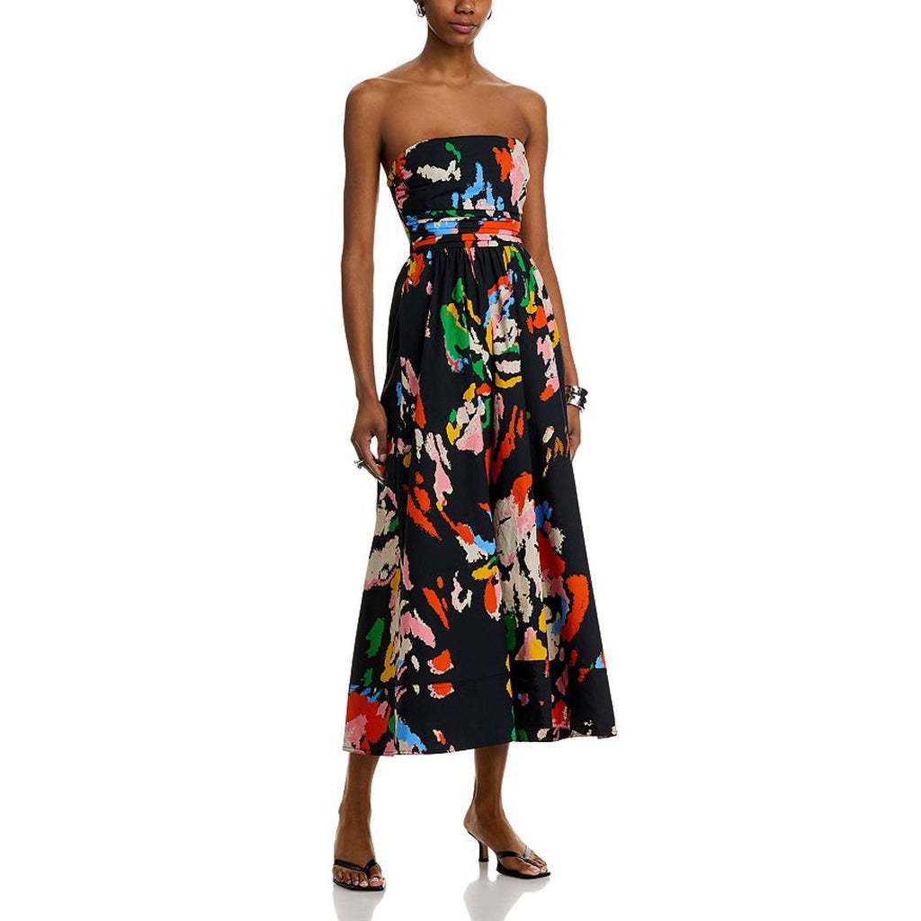 A.L.C. 'Tate' Black Cotton Strapless Dress Size 4