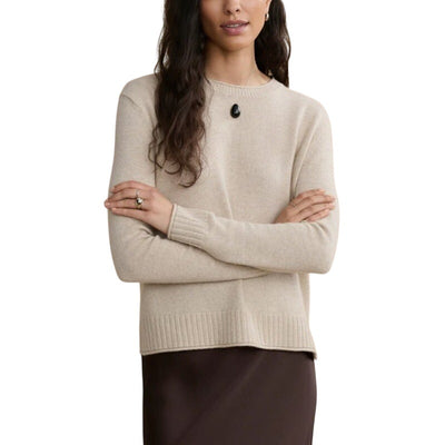 Jenni Kayne Cozy Beige Everyday Sweater Size S