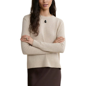 Jenni Kayne Cozy Beige Everyday Sweater Size S