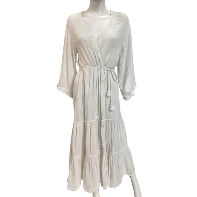 Cinq à Sept Tiered White Torey Dress Size XS / S
