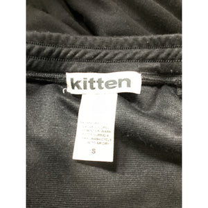Lisa Says Gah 'Kitten Phoebe' Blue Ruffle Sleeve Off Shoulder Playsuit Size S