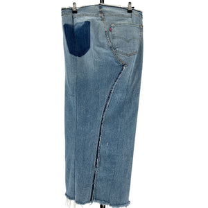 EB Denim Reworked Blue Robin Skirt Size S