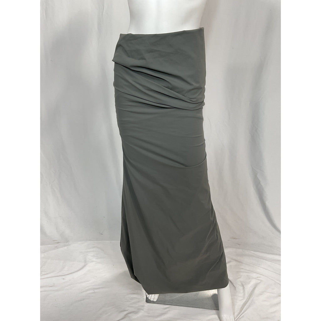 Entire Studios 'Asymmetrical' Grey Draped Maxi Skirt Size XS