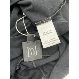 Helsa Classic Black Turtleneck Tank Top Size L