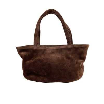 Donni. The 'Lady' Brown Suede Bag