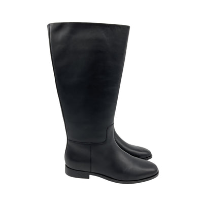 Vince 'Margaret' Black Leather Riding Boot Size 9 - NWT