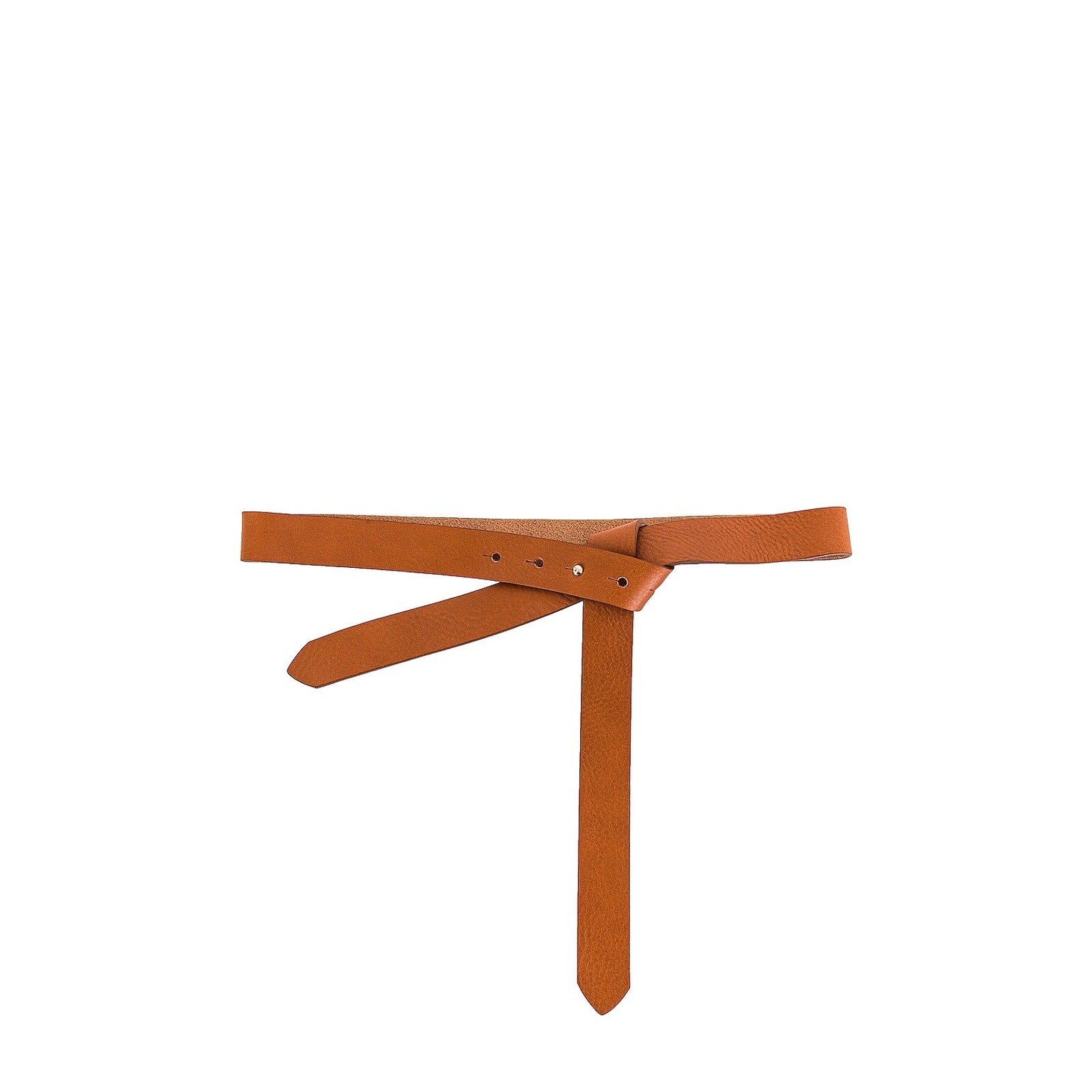 B-Low 'The Belt' Tan Ribbon Wrap Belt Size XS