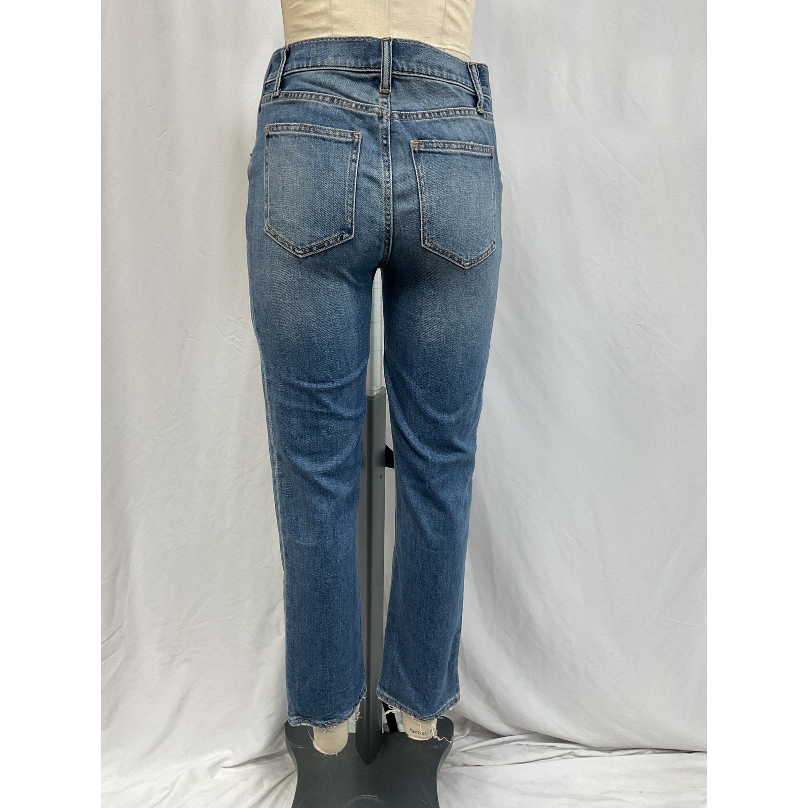 Hatch The Boyfriend Blue Cotton Maternity Denim Jean Size 24