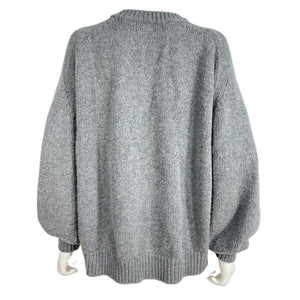 Staud Cozy Gray Wilson Sweater Size L