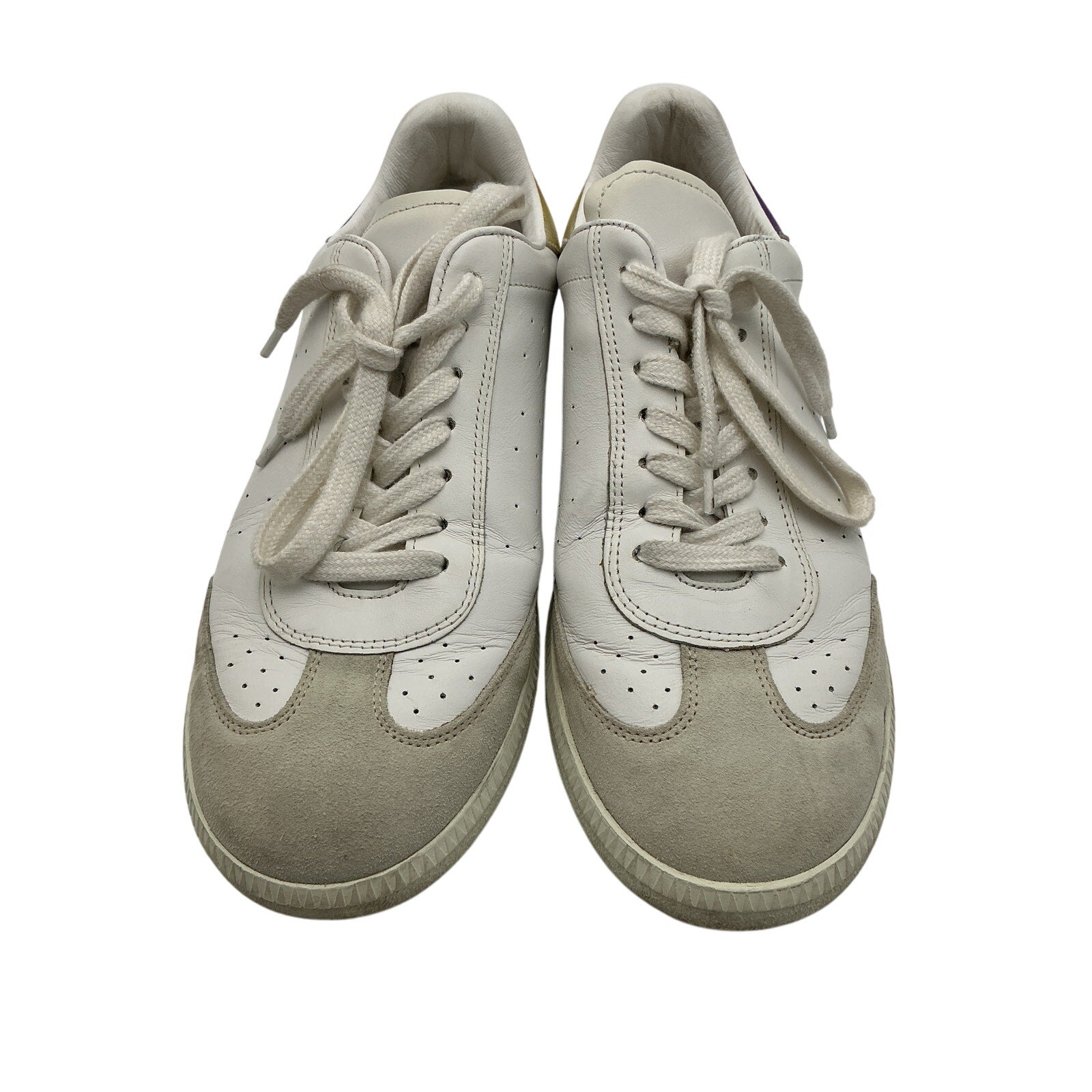 Isabel Marant 'Bryce' White Leather Sneakers Size 10