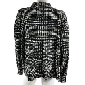 Norma Kamali Oversized Black And White Boyfriend Nk Shirt Size XS
