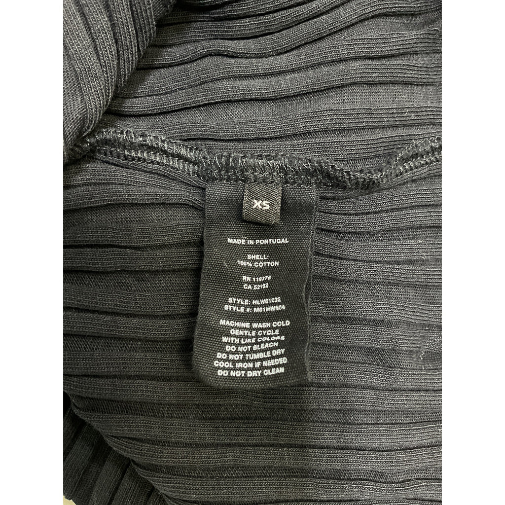 Helmut Lang 'Polo' Black Mini Dress Size XS