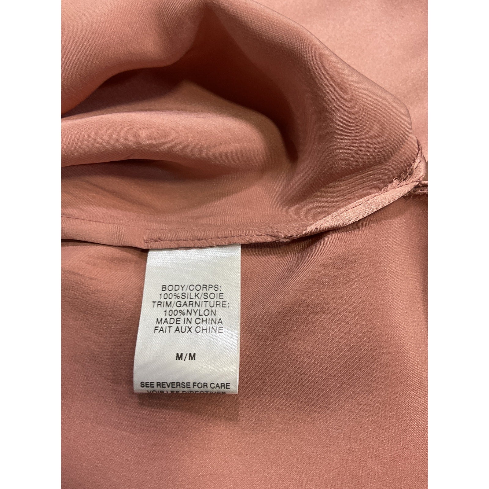 Cami Nyc 'Lauren' Pink Cami Top Size M