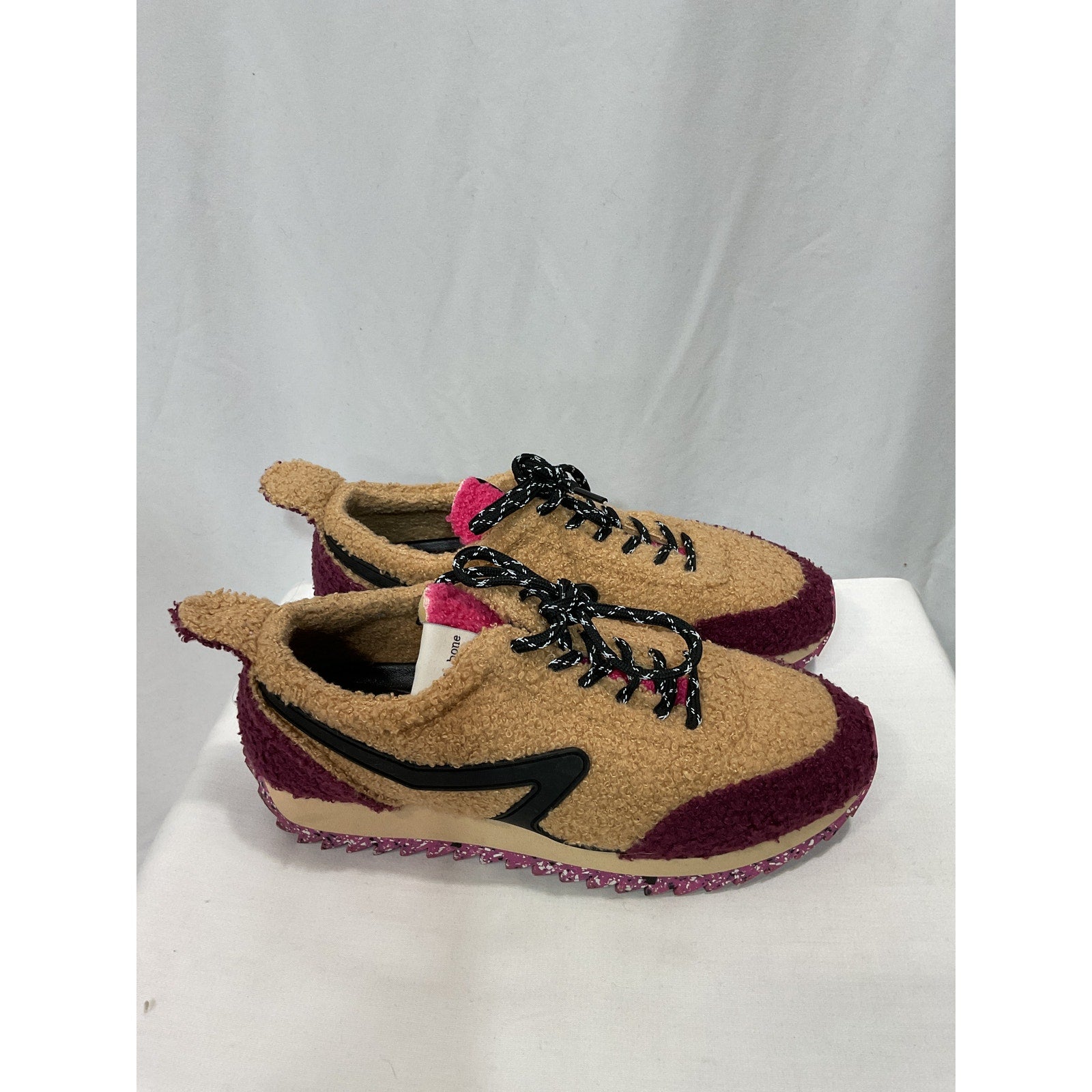Rag & Bone 'Retro' Tan Runner Sneakers Size 8