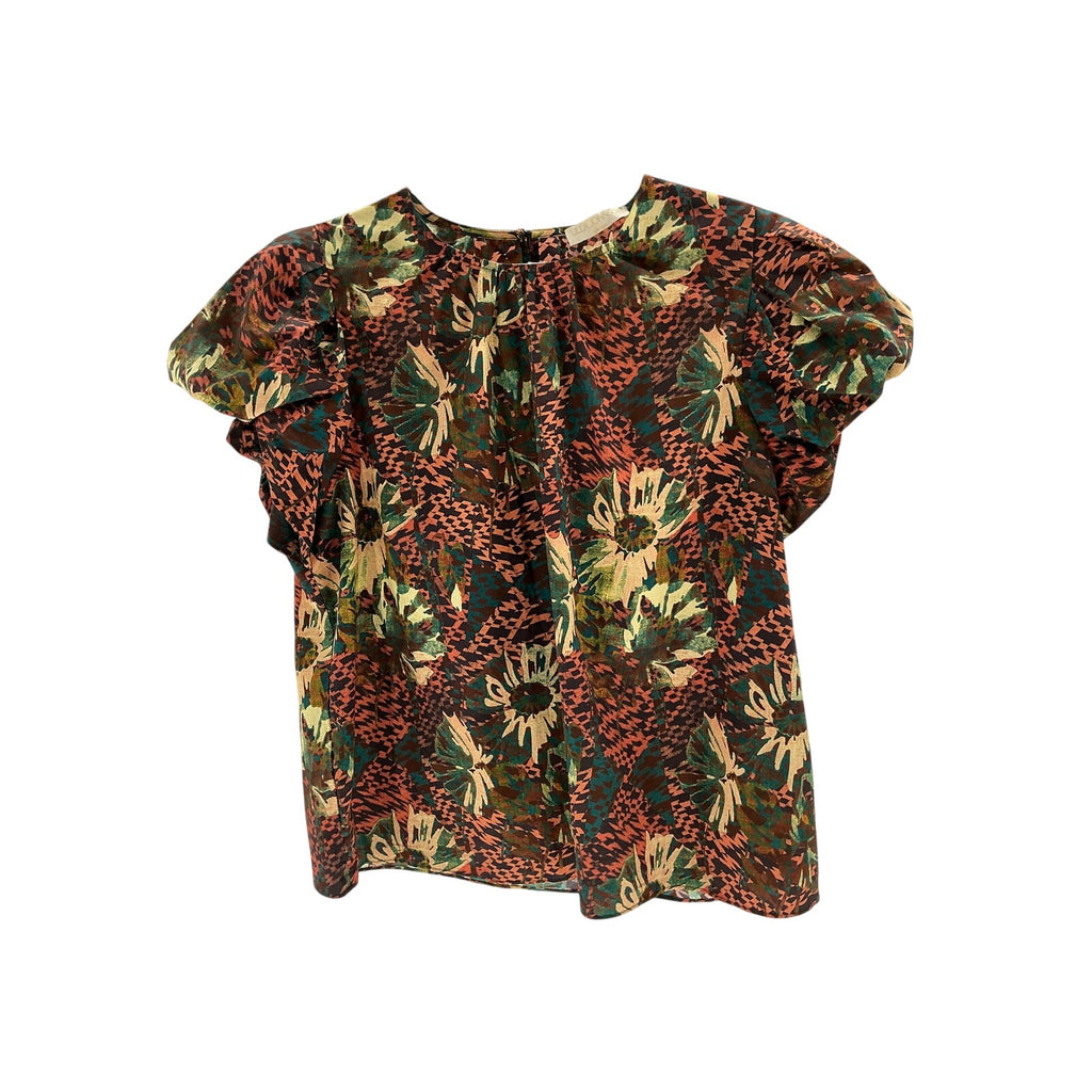 Ulla Johnson 'Iren' Brown Top Size 8