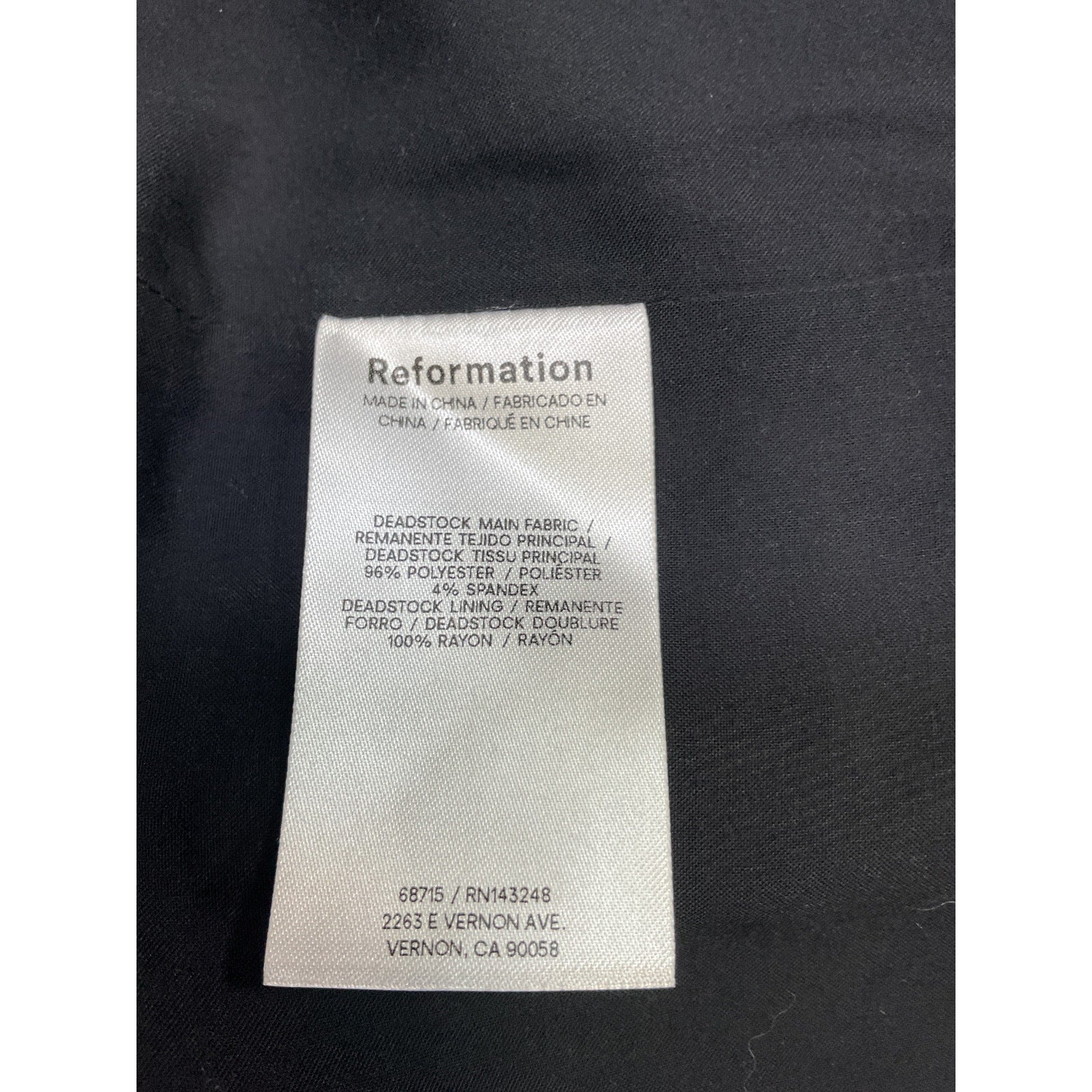 Reformation 'Charchi' Brown Polyester Skirt Size 8