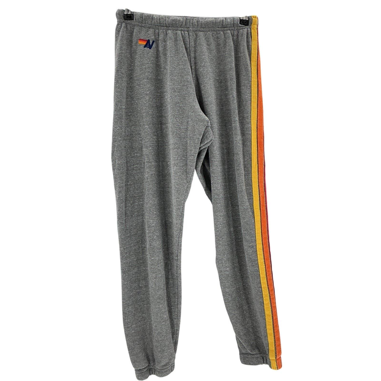 Aviator Nation '5 Stripe' Grey Polyester Sweatpants Size XS