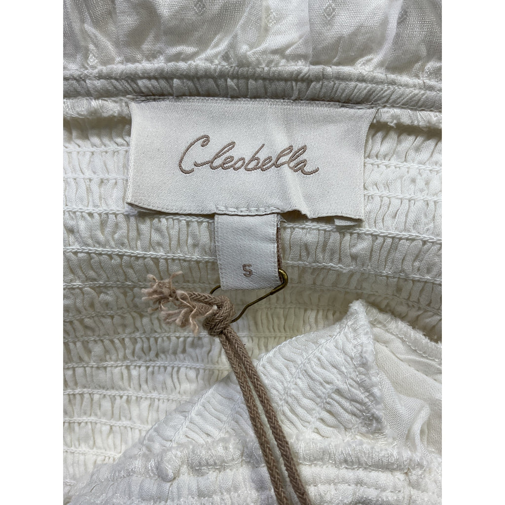 Cleobella 'Ashlyn' White Voile Midi Dress Size S - NWT