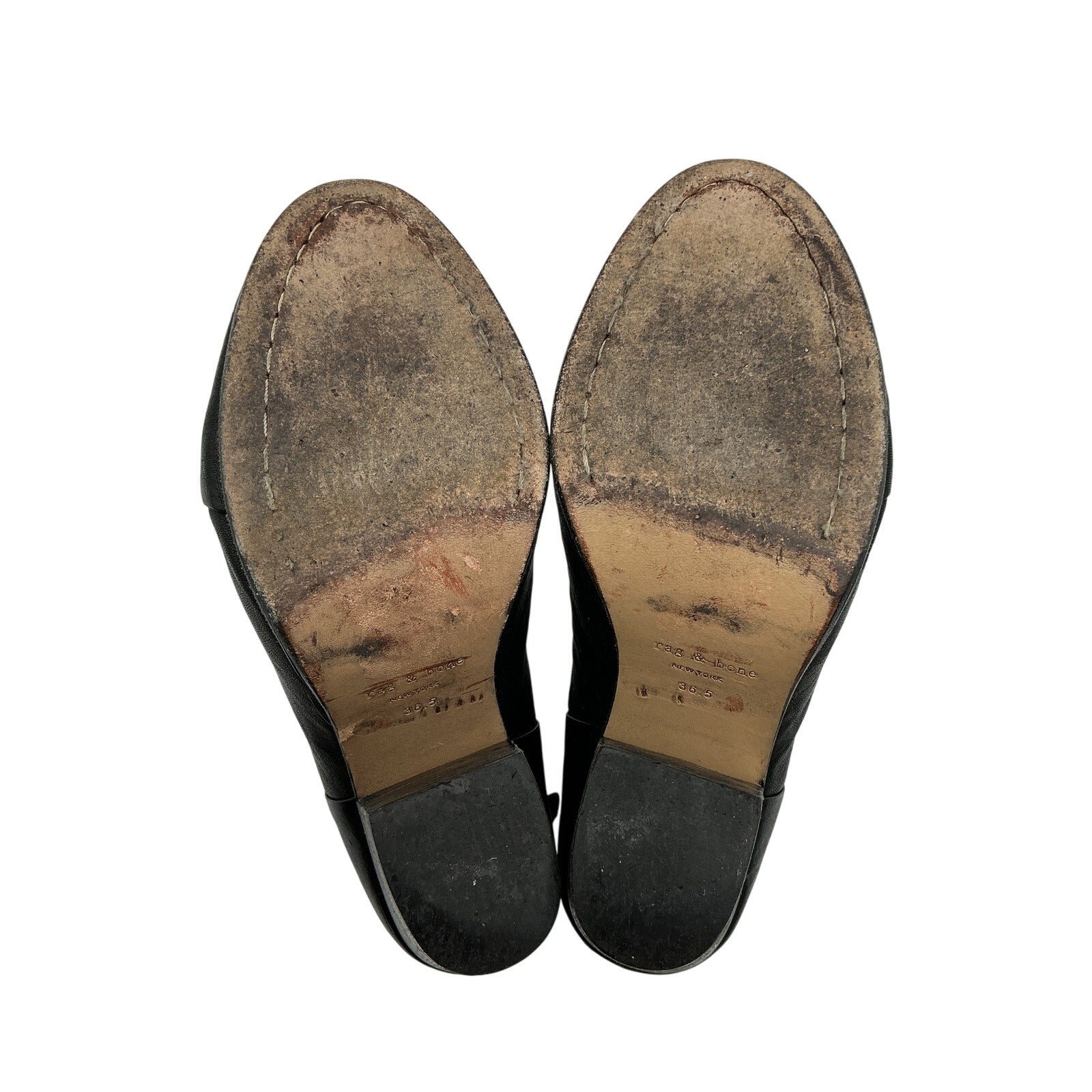 Rag & Bone Newbury 2.0 Black Leather Bootie Size 6.5