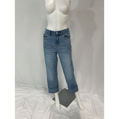 Pistola 'Denim' Blue Cassie Crop Denim Jeans Size 26