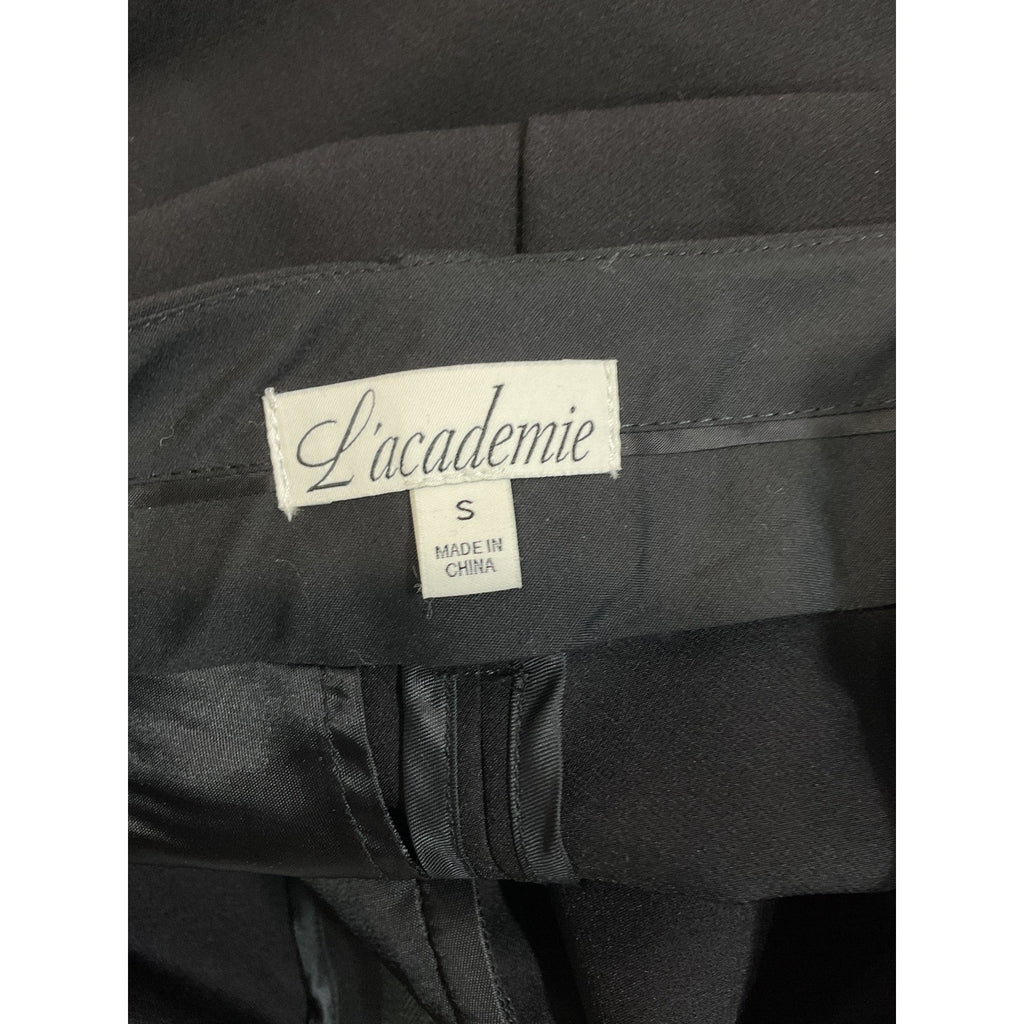 L'Academie 'By Marianna' Black Sidney Crop Pant Size S