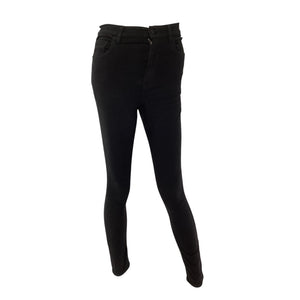 Grlfrnd High Rise Black Kennedy Denim Jeans Size 25