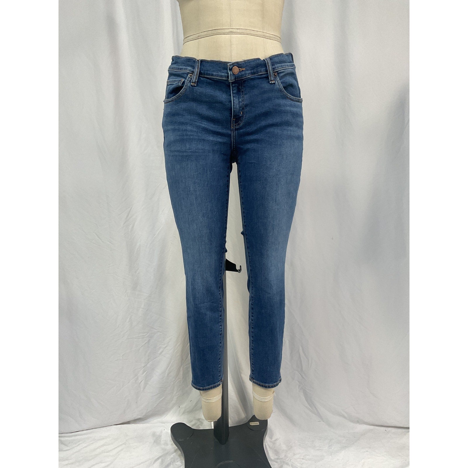 Hatch The Slim Maternity Blue Cotton Denim Jean Size 30