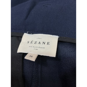 Sézane 'Austin' Navy Trousers Size 36