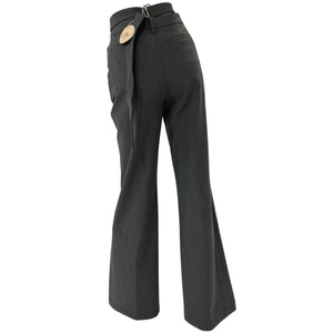 Camila Coelho Tailored Charcoal Ludlow Trousers Size XXS NWT