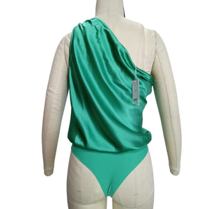 Cami Nyc Sleek Turquoise Darby Bodysuit Size S NWT