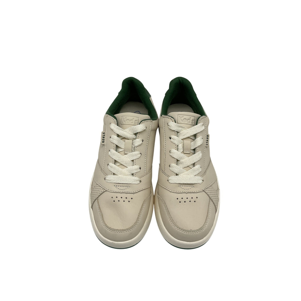 Staud + Keds Cream Leather The Court Sneaker Size 8