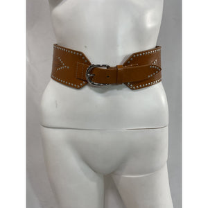 Isabel Marant 'Telma' Brown Leather Belt Size 70
