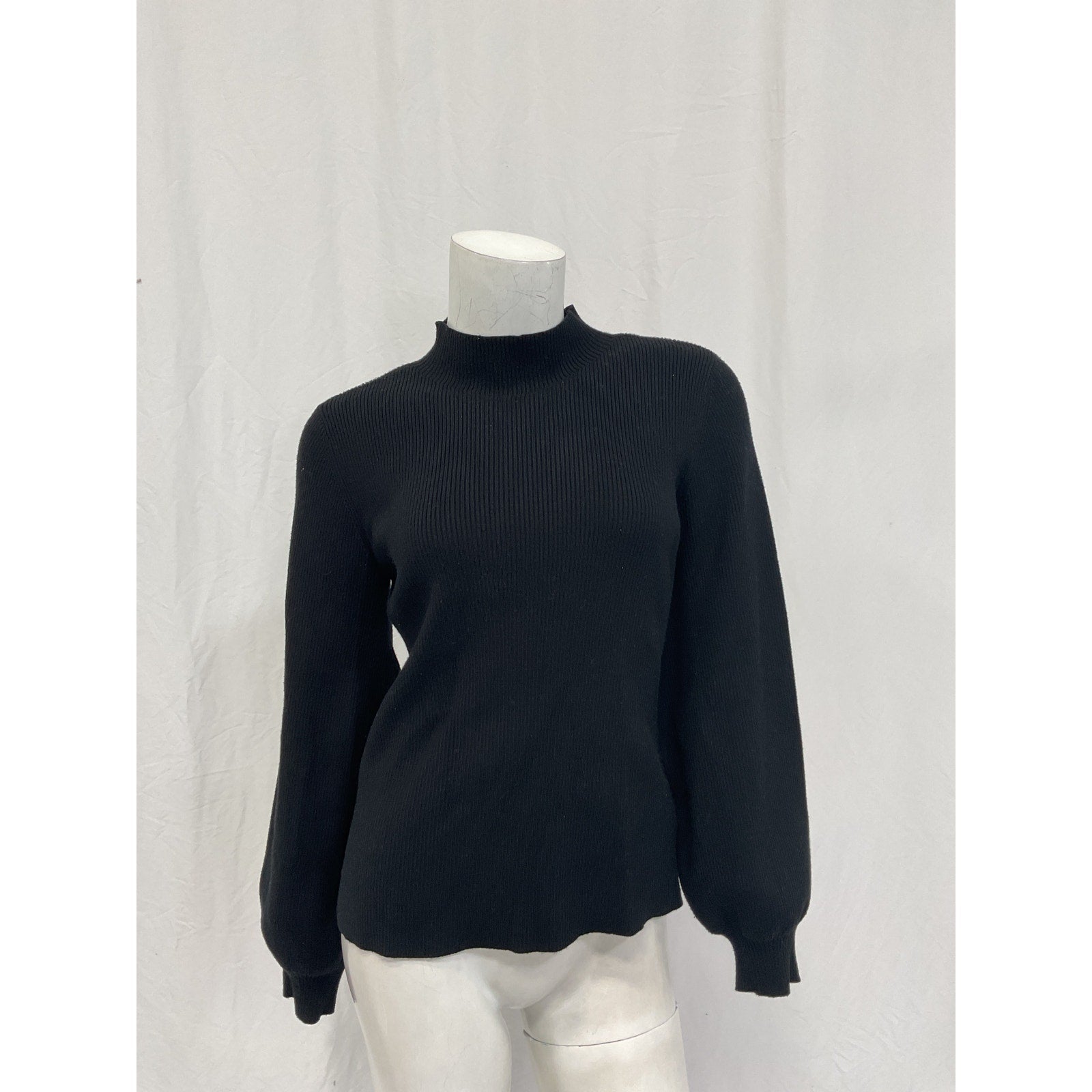 L'Academie 'Fable' Black Polyester Sweater Size M