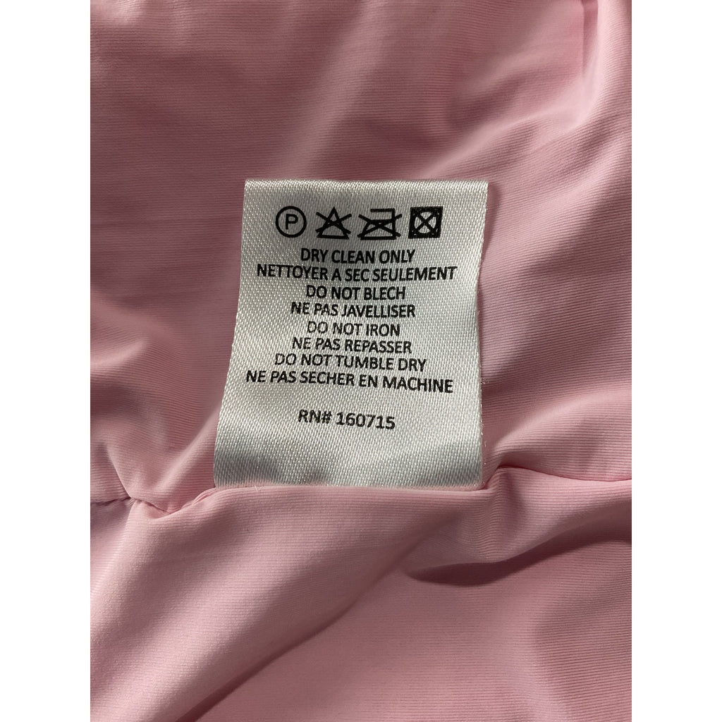 Retrofete 'Sirena' Pink Viscose Feather Sequin Dress Size M