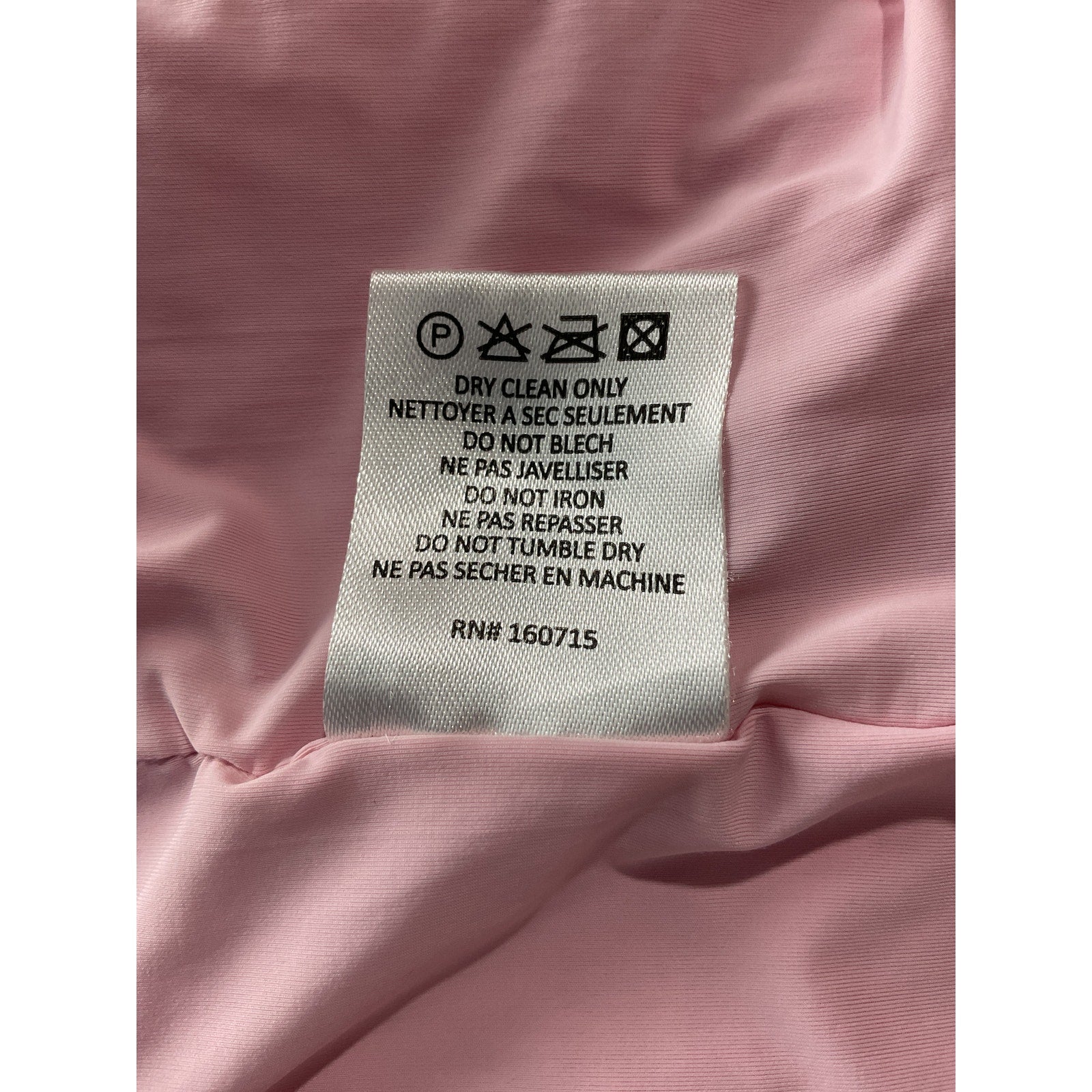 Retrofete 'Sirena' Pink Viscose Feather Sequin Dress Size M