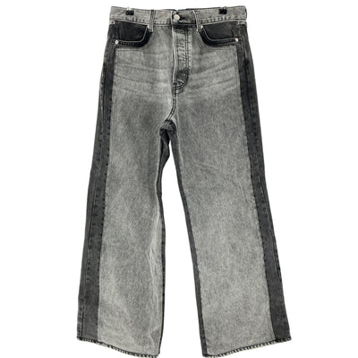 Veronica Beard Two-Tone Black Taylor Denim Jeans Size 30