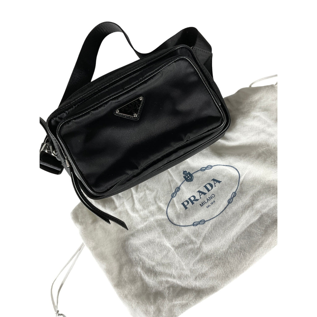 Prada Black Nylon Belt Bag