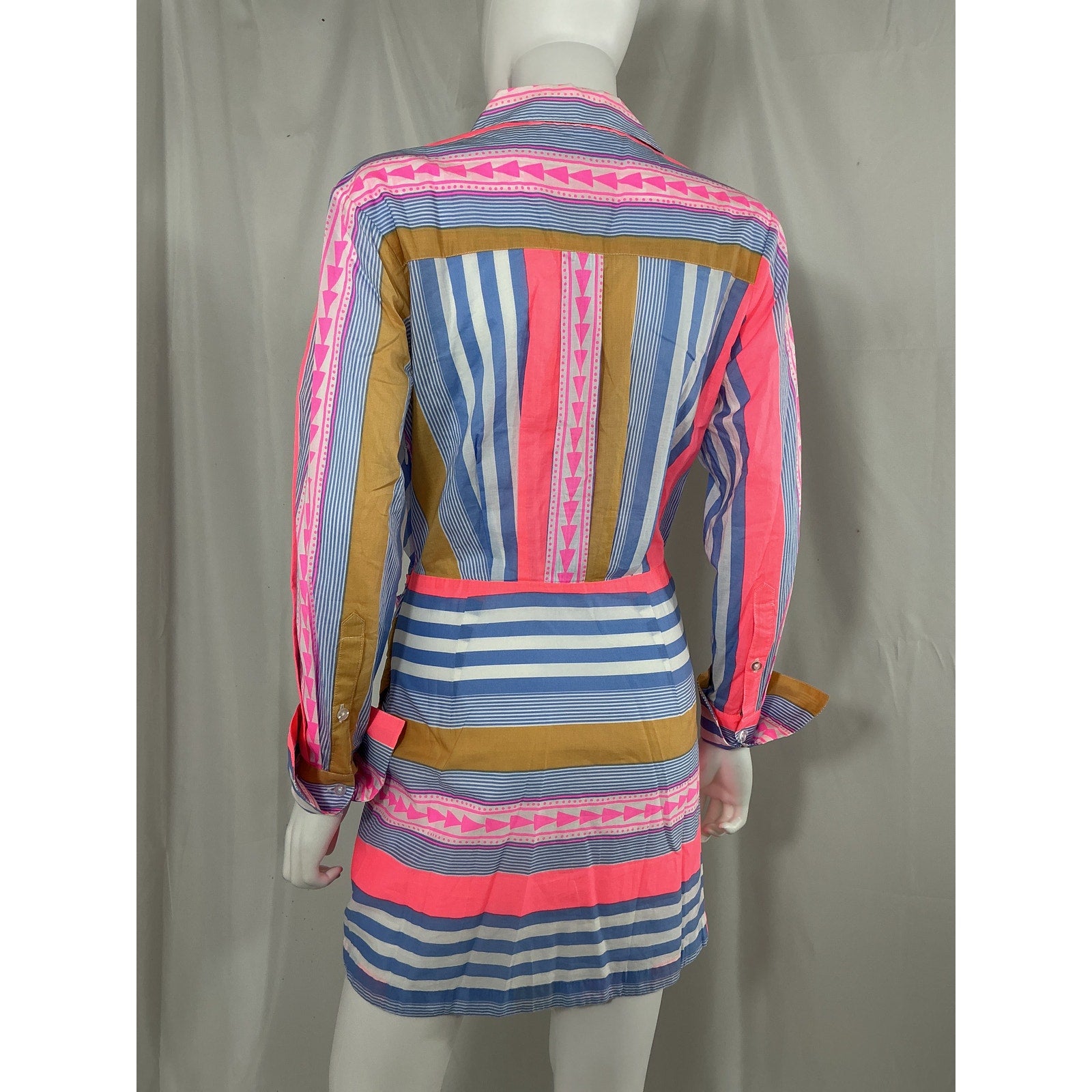Le Superbe 'Goa' Blue Cotton Montmartre Dress Size 0 - NWT